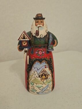 Jim Shore German Santa Figurine, 4017646, 2010